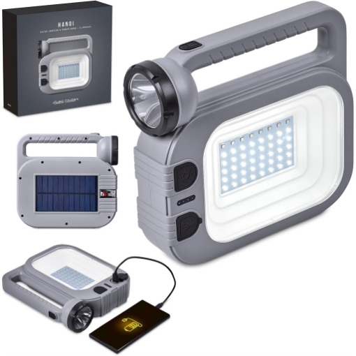 Picture of Swiss Cougar Hanoi Solar Lantern & Power Bank - 2.400mAh