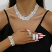 Picture of Luxury Rhinestone Jewelry Set