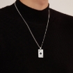 Picture of Trendy Ace of Hearts & Spades Titanium  Steel Pendant Necklace