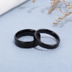 Picture of Simple Stainless Steel Double-Beveled Glossy Mirror Couple Ring