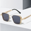 Picture of New Retro Square Frame Steampunk Metal Sunglasses