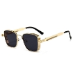 Picture of New Retro Square Frame Steampunk Metal Sunglasses