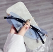Picture of Rectangle Style Metal-Trimmed Frameless Sunglasses for Men and Women Fashion