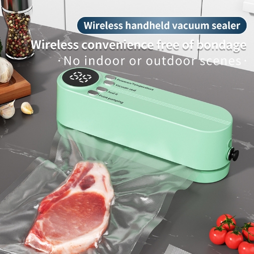 Picture of Mini Wireless Vacuum Sealer – Rechargeable & Portable Food Packaging Solution